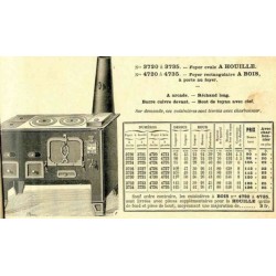 cuisinières tole et fonte paris 1910