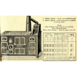 Cuisinières tole et fonte Paris 1910