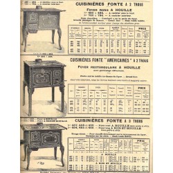 cuisinières fonte 1909