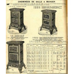 Cheminées de salle à manger  1910