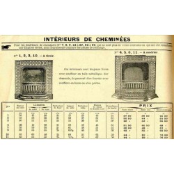 intérieurs de cheminées 1910