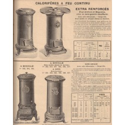 calorifères extra renforcés  1909 1910