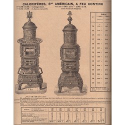 Calorifères Américains 1906