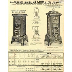 calorifère le lion  1910