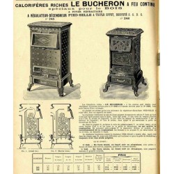 calorifères le bucheron 1910  1910