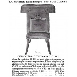 cuisinière Thomson Q 101  1924