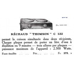 réchaud C122 Thomson  1924
