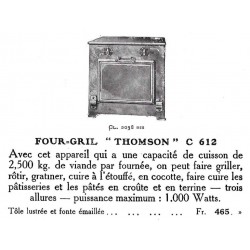 Four électrique C 612 Thomson 1924