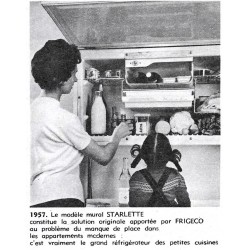 Réfrigérateur Starlette Frigéco  1961