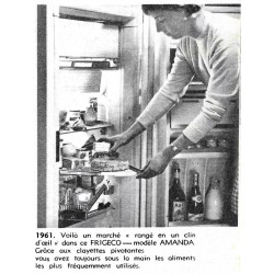 Clayettes pivotantes Frigéco