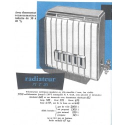 radiateur à gaz 71 T 20 Brachet Richard
