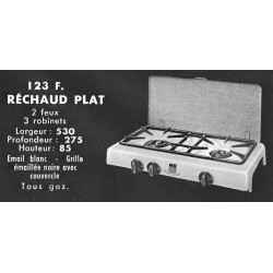 réchaud plat 123 F  Brachet Richard