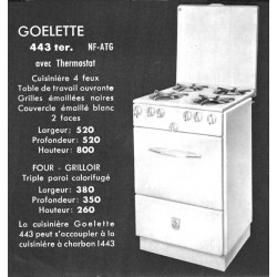cuisinière Goélette n° 443  Brachet Richard