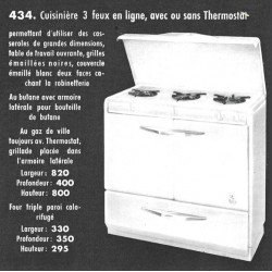 cuisinière Gina n° 434 Brachet Richard