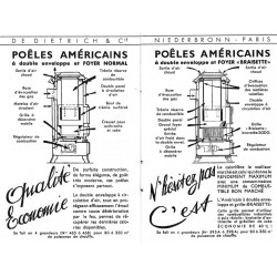 poêles américains double enveloppe DD