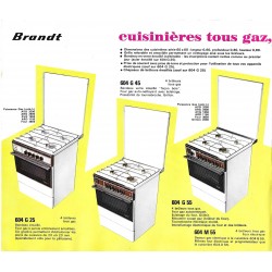 cuisinière gaz 60x60 1973