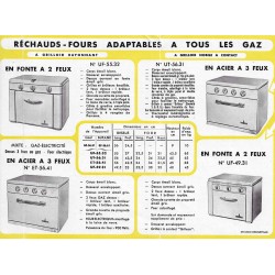 réchaud four Pied selle 1953