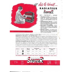 radiateur électrique Sauter 1952