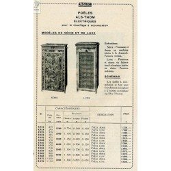 Gamme 1932 poêle électrique à accumulation
