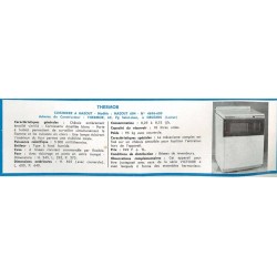 cuisinière à mazout 604 Thermor