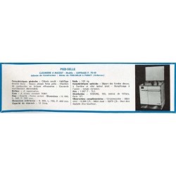 cuisinière P 7040 Pied Selle
