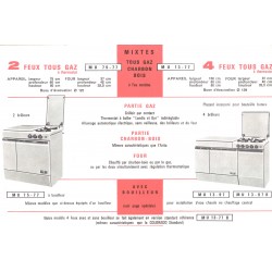 cuisinière mixte gaz charbon