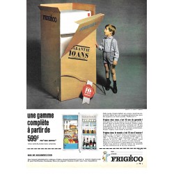 pub réfrigérateur Frigéco 1963