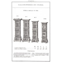 calorifère du nord N° 00,0,1,1