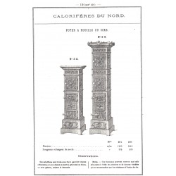 calorifère du nord N° 3a 3b