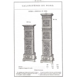 calorifère du nord N° 5A 5B