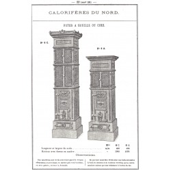 calorifère du nord N° 6A 6C
