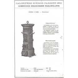 calorifère suédois parisien