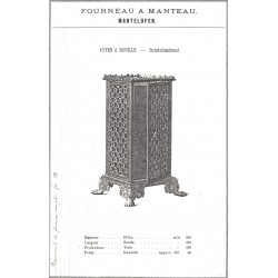 fourneau à manteau