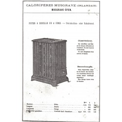 calorifère musgrave