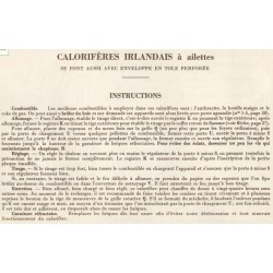 calorifère irlandais à ailettes