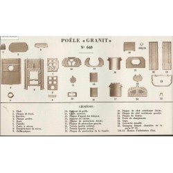 poêle granit n°640