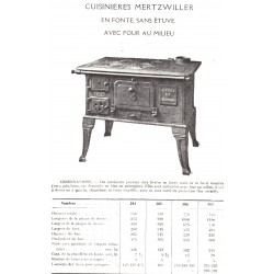 cuisinière mertzwiller