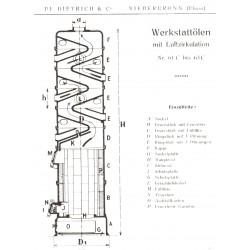 poêle d'atelier 61 c 63 c 1926