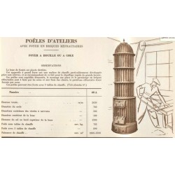poêle d'atelier 60 A 1934