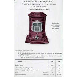 cheminée turquoise 1929