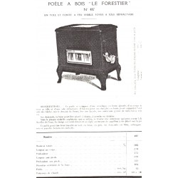 poêle le forestier n° 487 1929