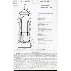 nomenclature calorifère le moderne