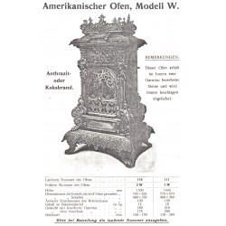 calorifère américain n°2,3 et 4W