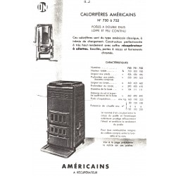 Calorifère américain n° 750