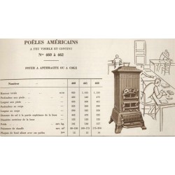 poêle américain n°460 1934