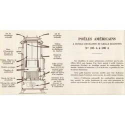 nomenclature poêle américain n°595