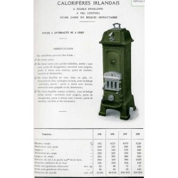 calorifère irlandais 495  1929