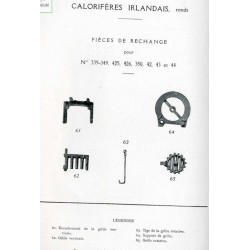 nomenclature calorifère irlandais rond