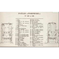 éclatée poêle porphyre 625