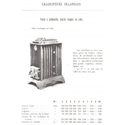 calorifère irlandais à ailettes